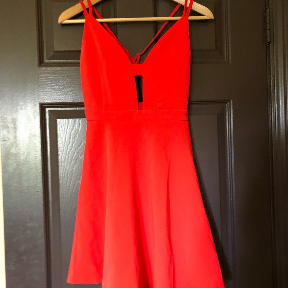 Red Nordstrom dress